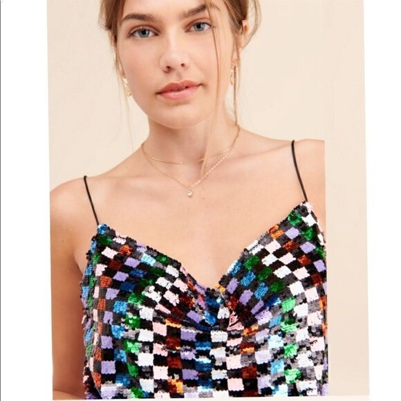Endless Rose sequins Cowl cami Size M - Picture 3 of 9
